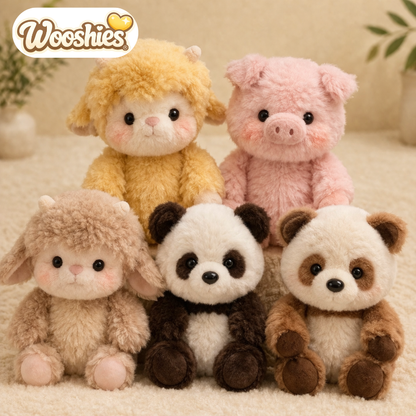 Wooshies® Running Animal Plushie