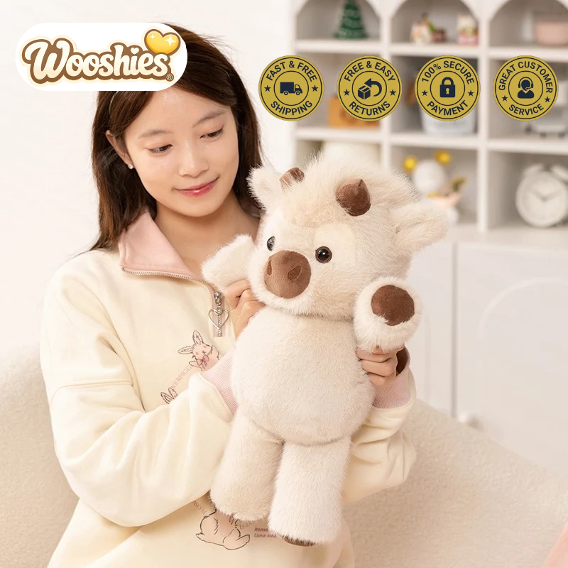 Wooshies® Running Highland Cow Plushie