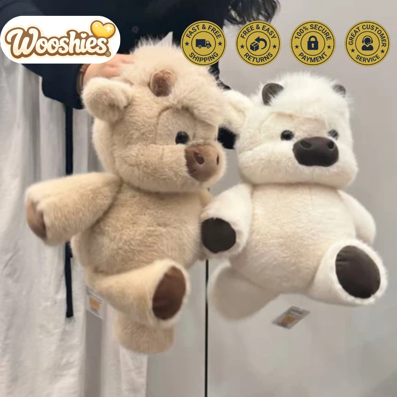 Wooshies® Running Highland Cow Plushie